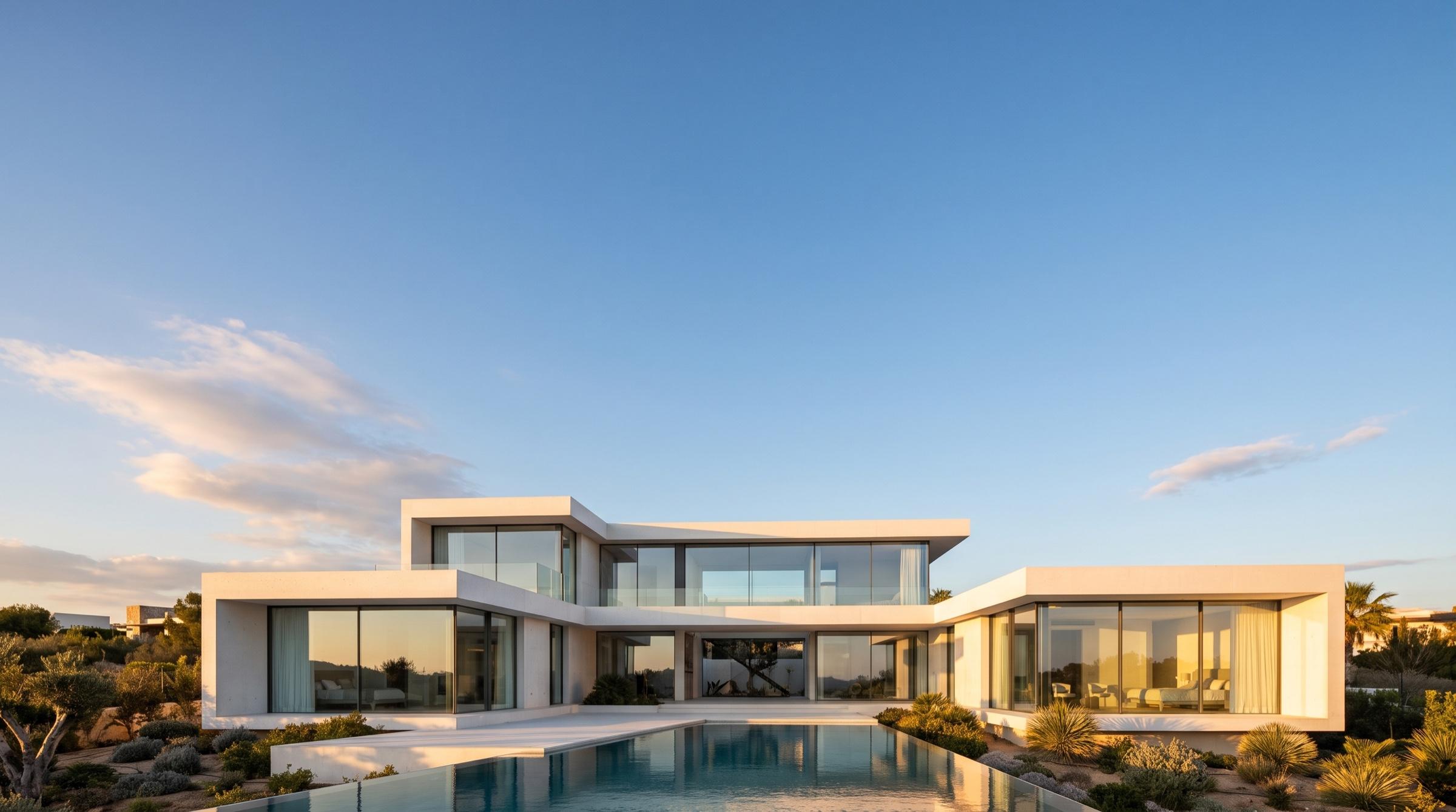 Villa premium en Cataluña presentada con marketing inmobiliario de lujo por ALTURA Private Estates